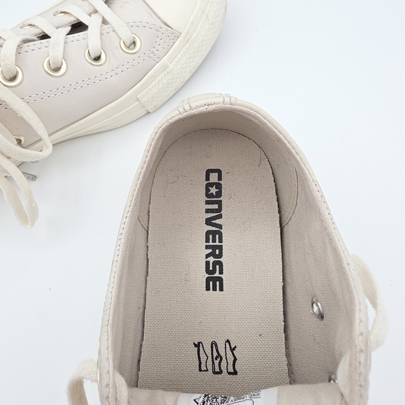 Converse All Star Blocked Nubuck CTAS Ox Egret Driftwood Light Grey Unisex 6M|8W - Picture 11 of 12